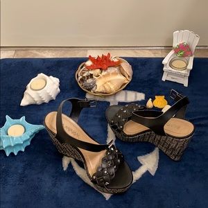 Platform Black Shoes